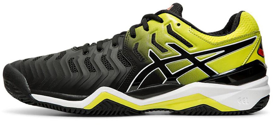 ASICS Gel-Resolution 7 Clay 'Black Yellow' E702Y-003 Buy ASICS Gel-Resolution 7 Clay 'Black Yellow' E702Y-003