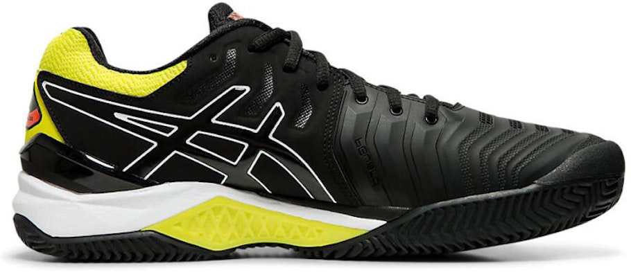 ASICS Gel-Resolution 7 Clay 'Black Yellow' E702Y-003 Order ASICS Gel-Resolution 7 Clay 'Black Yellow' E702Y-003