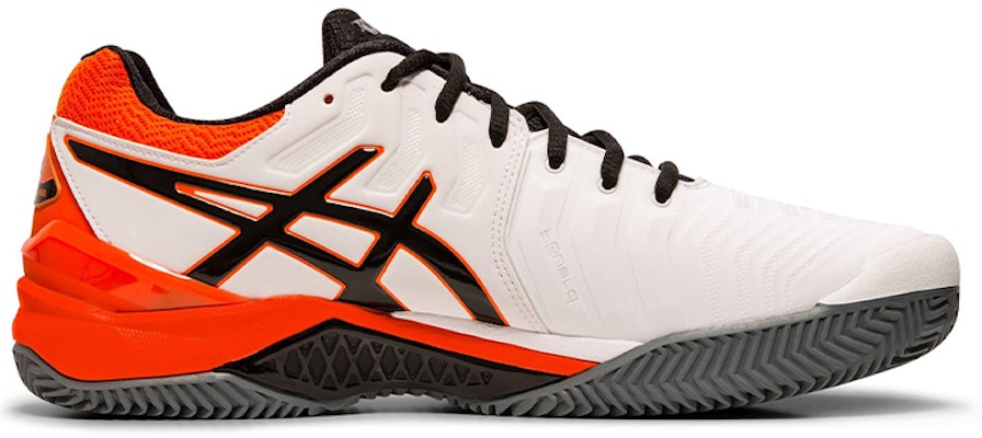 ASICS Gel-Resolution 7 Clay 'White Orange' E702Y-100 Order ASICS Gel-Resolution 7 Clay 'White Orange' E702Y-100