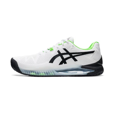 ASICS Gel Resolution 8 2E Wide 'White Green Gecko'