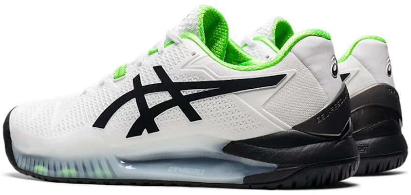 ASICS Gel Resolution 8 2E Breit ''Weiß Grün Gecko'' 1041A113-105 Shop ASICS Gel Resolution 8 2E Breit ''Weiß Grün Gecko'' 1041A113-105
