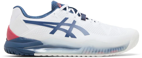 ASICS Gel Resolution 8 2E Wide 'White Mako Blue' 1041A113-103 ASICS Gel Resolution 8 2E Wide 'White Mako Blue' 1041A113-103