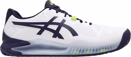 ASICS Gel Resolution 8 2E Wide 'White Peacoat' 1041A113-102 ASICS Gel Resolution 8 2E Wide 'White Peacoat' 1041A113-102