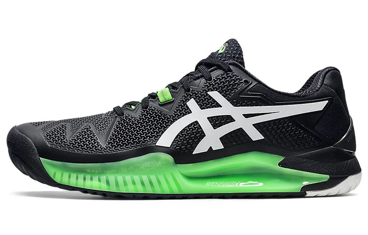 ASICS Gel Resolution 8 'Black Green Gecko'
