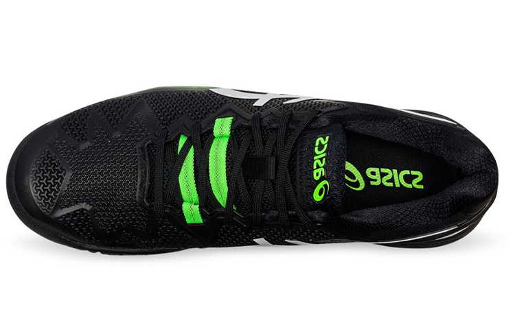 Lookbook ASICS Gel Resolution 8 'Negro Gecko Verde' 1041A079-003