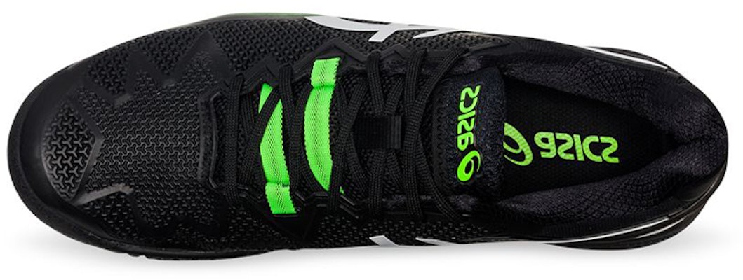 ASICS Gel Resolution 8 'Hitam Hijau Gecko' 1041A079-003 Lookbook ASICS Gel Resolution 8 'Hitam Hijau Gecko' 1041A079-003