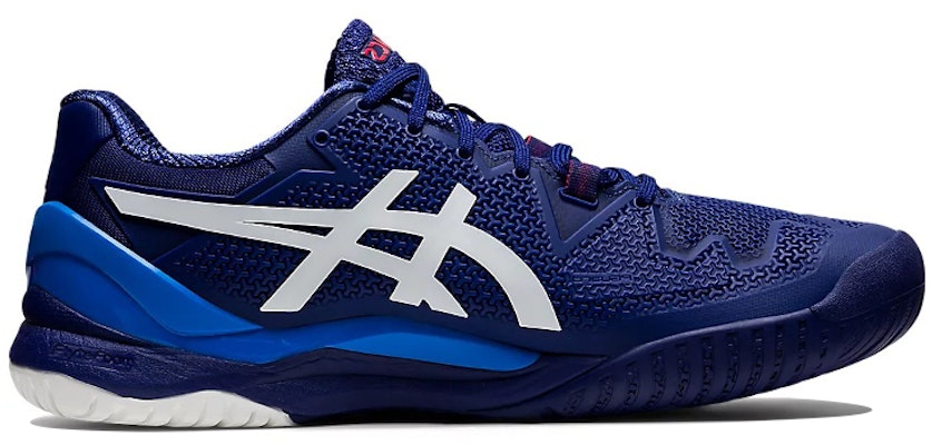 ASICS Gel Resolution 8 '潜水蓝' 网球鞋 1041A079-405 Order ASICS Gel Resolution 8 '潜水蓝' 网球鞋 1041A079-405