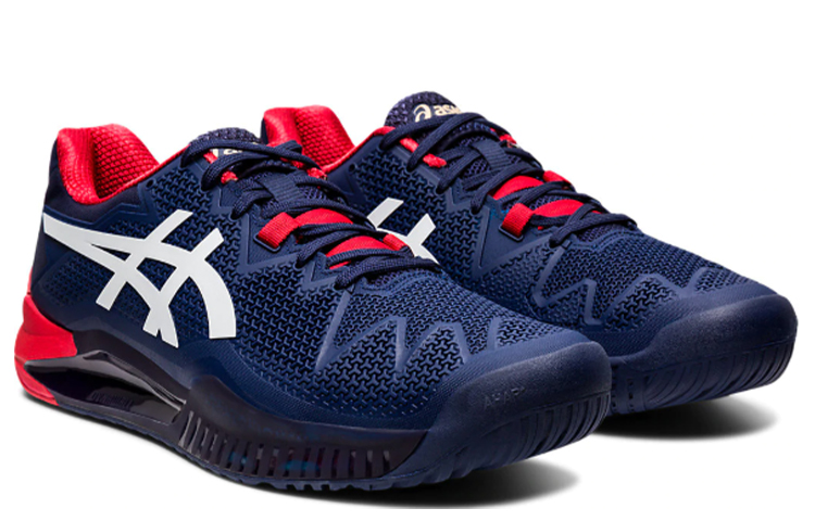Lookbook ASICS Gel Resolution 8 ''Peacoat'' Tennisschuhe 1041A079-400