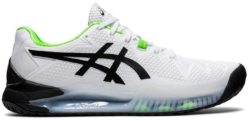 ASICS Gel Resolution 8 '白色绿壁虎'网球鞋 1041A079-105 Order ASICS Gel Resolution 8 '白色绿壁虎'网球鞋 1041A079-105