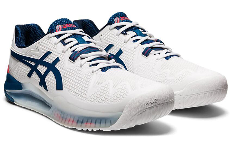 Order ASICS Gel Resolution 8 'White Mako Blue' 1041A079-103