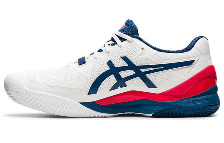 Buy アシックス ゲルレゾリューション8 クレー 青/白 1041A076-103