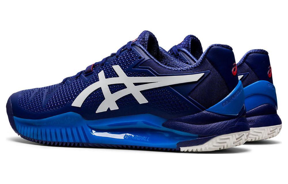 Shop ASICS Gel Resolution 8 Clay 'Dive Blue' 1041A076-405