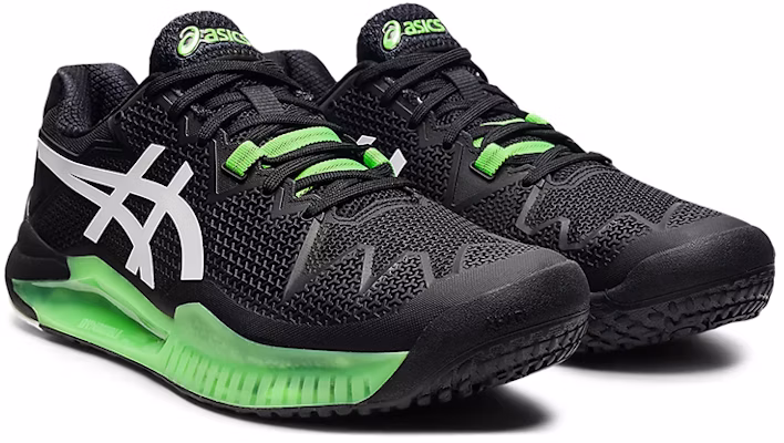 ASICS Gel-Resolution 8 OC Wide 'Black Green' 1041A123-003 Lookbook ASICS Gel-Resolution 8 OC Wide 'Black Green' 1041A123-003