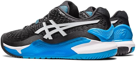 アシックス ゲルレゾリューション9 黒/青 1041A330-001 Shop アシックス ゲルレゾリューション9 黒/青 1041A330-001