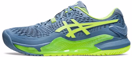 ASICS Gel Resolution 9 'Steel Blue Hazard Green' 1041A330-400 ASICS Gel Resolution 9 'Steel Blue Hazard Green' 1041A330-400