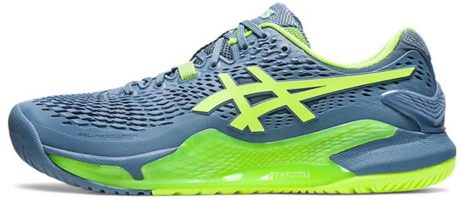 ASICS Gel Resolution 9 'Steel Blue Hazard Green' 1041A330-400 Buy ASICS Gel Resolution 9 'Steel Blue Hazard Green' 1041A330-400