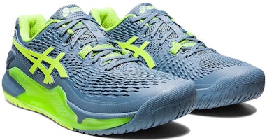 ASICS Gel Resolution 9 'Biru Keluli Hijau Terang' 1041A330-400 Lookbook ASICS Gel Resolution 9 'Biru Keluli Hijau Terang' 1041A330-400