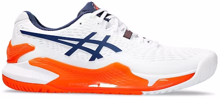 ASICS Gel Resolution 9 'White Blue Expanse Koi' 1041A330-102 ASICS Gel Resolution 9 'White Blue Expanse Koi' 1041A330-102
