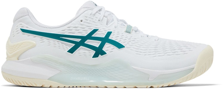 ASICS Gel Resolution 9 'Putih Pitch Hijau' 1041A435-101 Buy ASICS Gel Resolution 9 'Putih Pitch Hijau' 1041A435-101