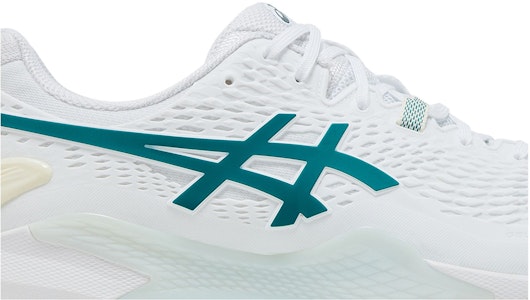 ASICS Gel Resolution 9 'Putih Pitch Hijau' 1041A435-101 Order ASICS Gel Resolution 9 'Putih Pitch Hijau' 1041A435-101