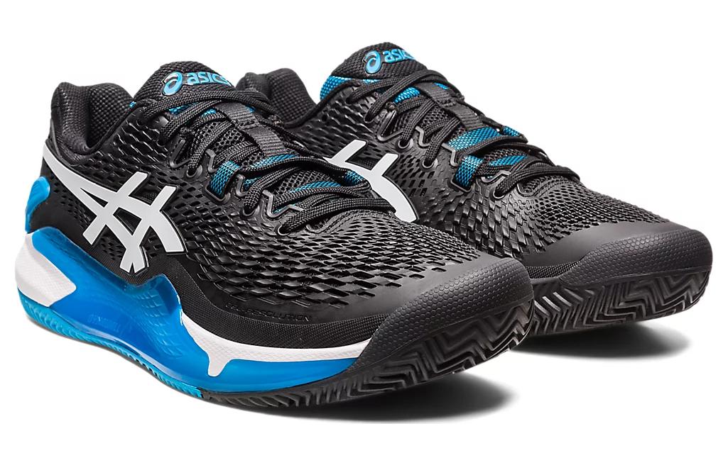 Lookbook ASICS Gel Resolution 9 Clay 'Negro Azul'. 1041A375-001