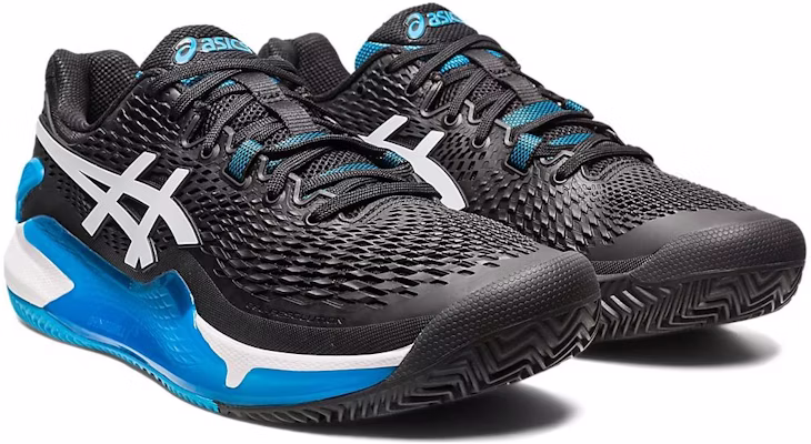 ASICS Gel Resolution 9 Clay 'Negro Azul'. 1041A375-001 Lookbook ASICS Gel Resolution 9 Clay 'Negro Azul'. 1041A375-001