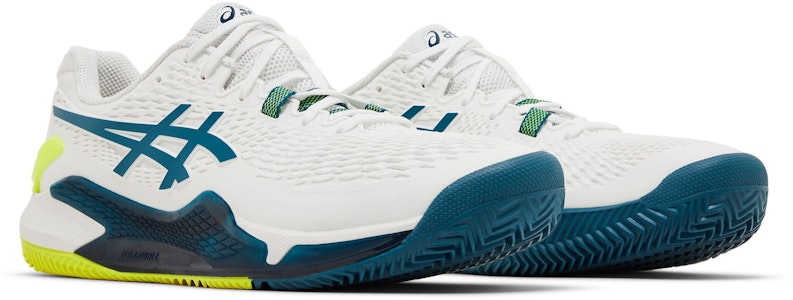 亚瑟士Gel Resolution 9 Clay '白色宁静蓝绿色' 1041A375-101 Cheap 亚瑟士Gel Resolution 9 Clay '白色宁静蓝绿色' 1041A375-101