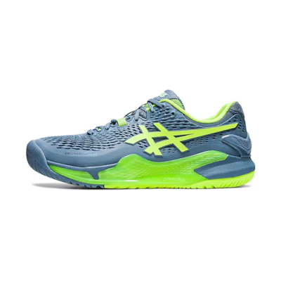 ASICS Gel Resolution 9 Wide 'Steel Blue Hazard Green'