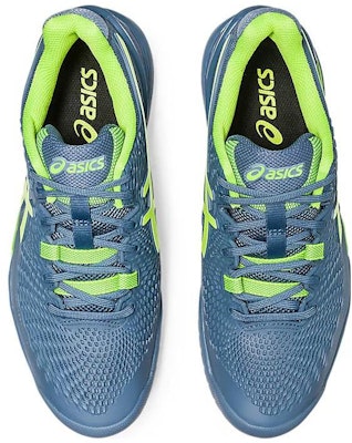 ASICS Gel Resolution 9 Wide 'Azul Acero Verde Hazard' 1041A376-400 Purchase ASICS Gel Resolution 9 Wide 'Azul Acero Verde Hazard' 1041A376-400