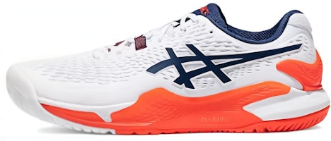 ASICS Gel Resolution 9 Wide 'White Blue Expanse Koi' 1041A376-102 ASICS Gel Resolution 9 Wide 'White Blue Expanse Koi' 1041A376-102