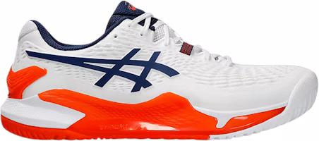 ASICS Gel Resolution 9 Wide 'White Blue Expanse Koi' 1041A376-102 ASICS Gel Resolution 9 Wide 'White Blue Expanse Koi' 1041A376-102