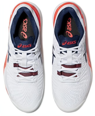 ASICS Gel Resolution 9 Wide 'Putih Biru Expanse Koi' 1041A376-102 Lookbook ASICS Gel Resolution 9 Wide 'Putih Biru Expanse Koi' 1041A376-102