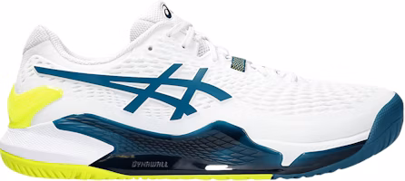 ASICS Gel Resolution 9 Wide 'White Restful Teal' 1041A376-101 ASICS Gel Resolution 9 Wide 'White Restful Teal' 1041A376-101