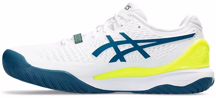 ASICS Gel Resolution 9 Wide 'White Restful Teal' 1041A376-101 ASICS Gel Resolution 9 Wide 'White Restful Teal' 1041A376-101
