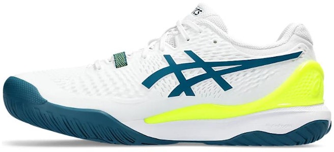 아식스 젤 레졸루션 9 와이드 '화이트 레스트풀 티일' 1041A376-101 Buy 아식스 젤 레졸루션 9 와이드 '화이트 레스트풀 티일' 1041A376-101