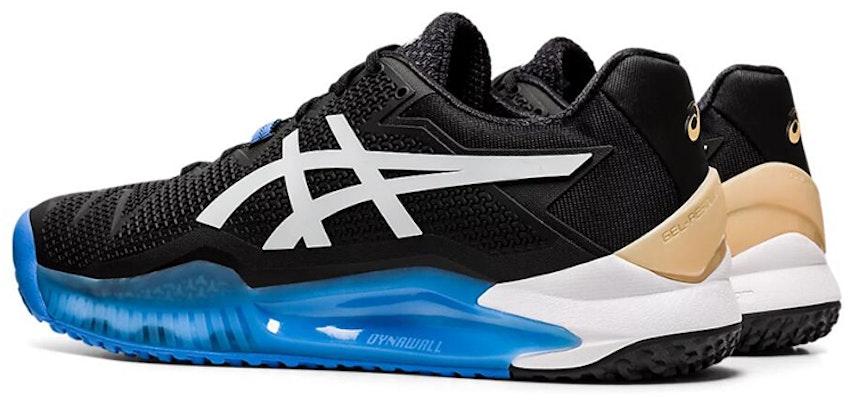 ASICS Gel-Resolution 'Negro Blanco Azul' 1041A078-001 Lookbook ASICS Gel-Resolution 'Negro Blanco Azul' 1041A078-001