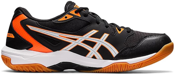 ASICS Gel Rocket 10 2E Wide 'Hitam Jingga Terang' 1071A081-011 Order ASICS Gel Rocket 10 2E Wide 'Hitam Jingga Terang' 1071A081-011