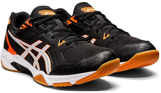 ASICS Gel Rocket 10 2E Wide 'Hitam Jingga Terang' 1071A081-011 Lookbook ASICS Gel Rocket 10 2E Wide 'Hitam Jingga Terang' 1071A081-011