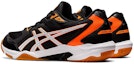 Shop ASICS Gel Rocket 10 2E Wide 'Hitam Jingga Terang' 1073A053-011
