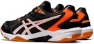 Shop ASICS Gel Rocket 10 2E Wide 'Hitam Jingga Terang' 1071A081-011