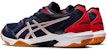 ASICS Gel Rocket 10 2E Wide 'Peacoat Pure Silver' Lelaki 1071A081-404
