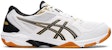 ASICS Gel Rocket 10 2E Wide 'Putih Hitam Gum' 1073A053-101