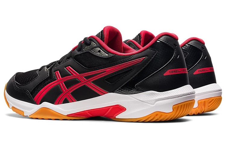 Shop ASICS Gel Rocket 10 ''Zwart Electric Rood'' 1071A054-008