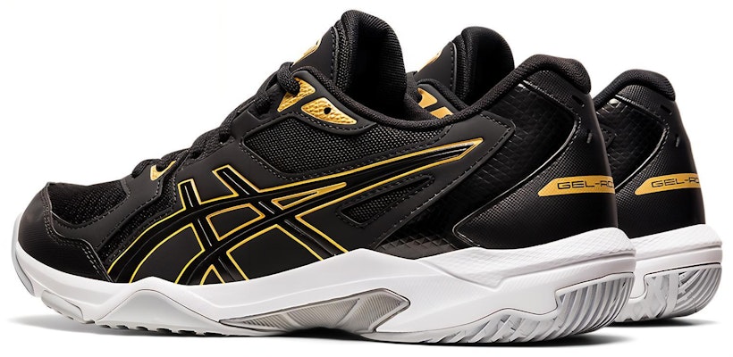 ASICS Gel Rocket 10 'Black Pure Gold' 1071A054-002 Shop ASICS Gel Rocket 10 'Black Pure Gold' 1071A054-002