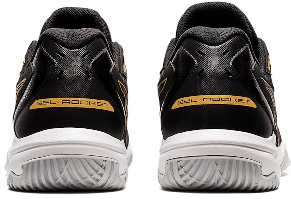 ASICS Gel Rocket 10 'Black Pure Gold' 1071A054-002 Purchase ASICS Gel Rocket 10 'Black Pure Gold' 1071A054-002