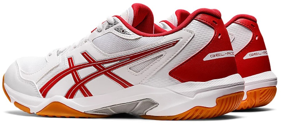 アシックス GEL-ROCKET 10 白/赤 1073A047-100 Shop アシックス GEL-ROCKET 10 白/赤 1073A047-100