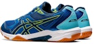 Shop ASICS Gel-Rocket 10 Sepatu Voli Tahan Lama Biru Navy 1073A047-405