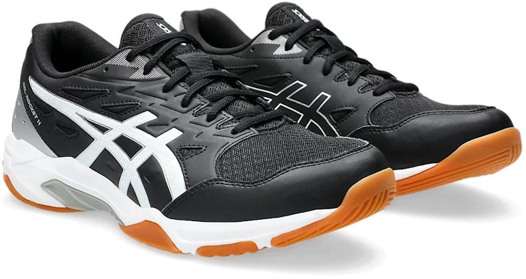 ASICS Gel Rocket 11 2E Wide 'Black Pure Silver' 1073A066-002 Lookbook ASICS Gel Rocket 11 2E Wide 'Black Pure Silver' 1073A066-002