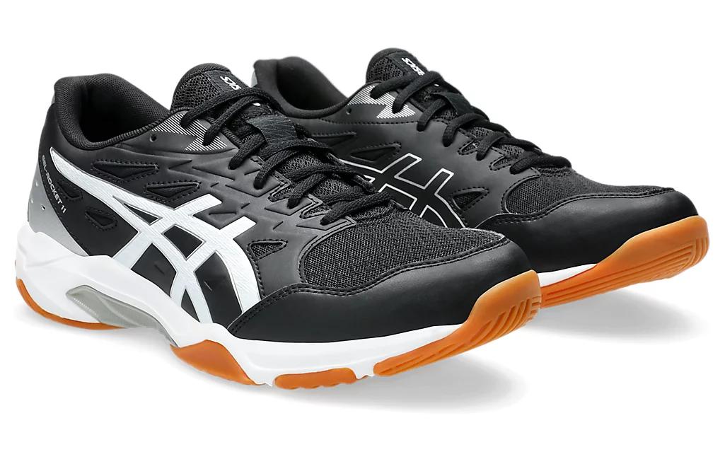 Lookbook ASICS Gel Rocket 11 2E Ancho 'Negro Plata Pura' 1073A066-002