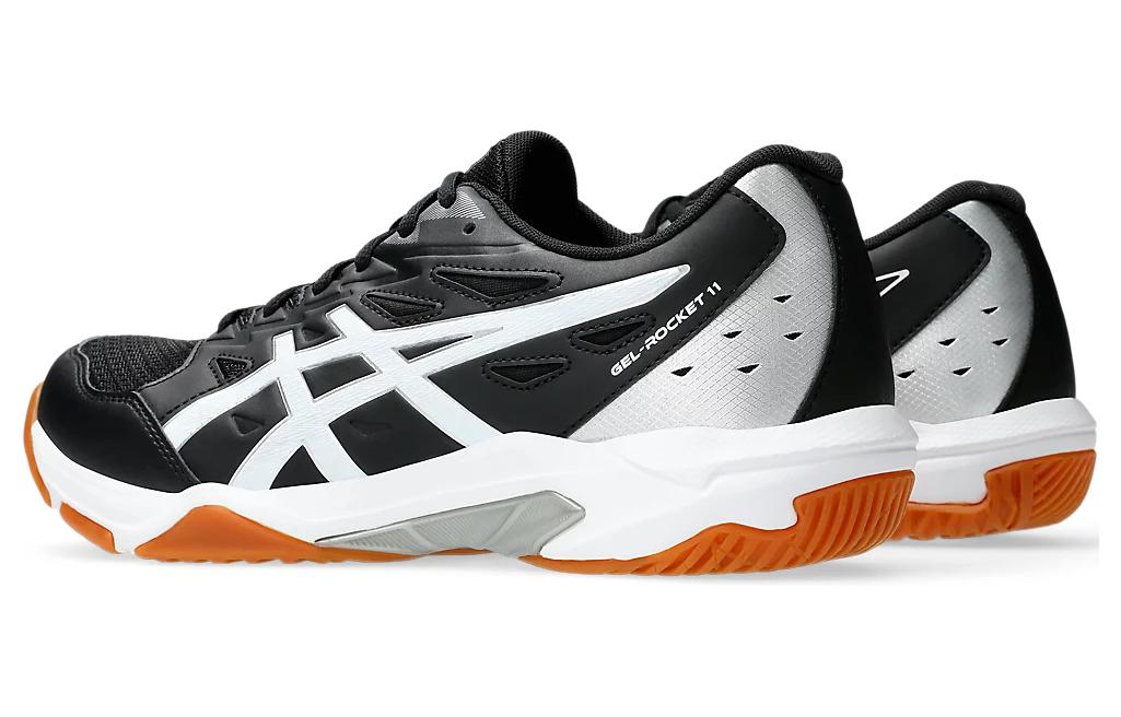 Shop ASICS Gel Rocket 11 2E Ancho 'Negro Plata Pura' 1073A066-002